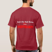 地獄Outtaを皆打って下さい! Tシャツ (裏面)