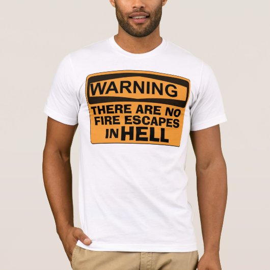 地獄Tシャツ, キリスト教 Tシャツ (正面)