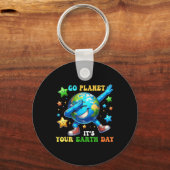 地球おもしろいの日Go Planet Its Your Earth Day 2024 キーホルダー (正面)