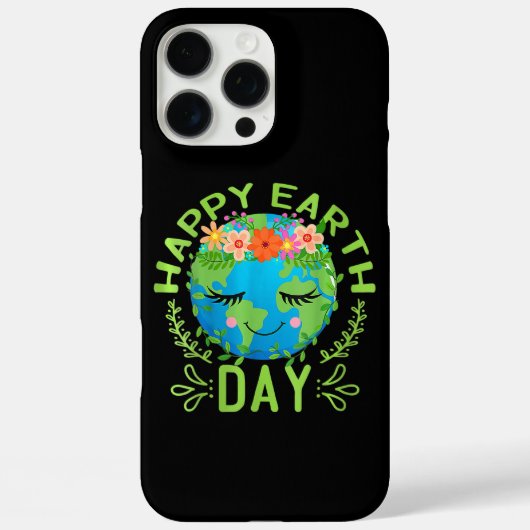 地球おもしろい日引用文地球クールハッピーアースデイ Case-Mate iPhoneケース (裏面)