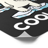 地球おもしろい温暖化は日クールの地球 ポスター (角)