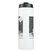 地球おもしろい災害を襲う流星 タンブラー (正面)