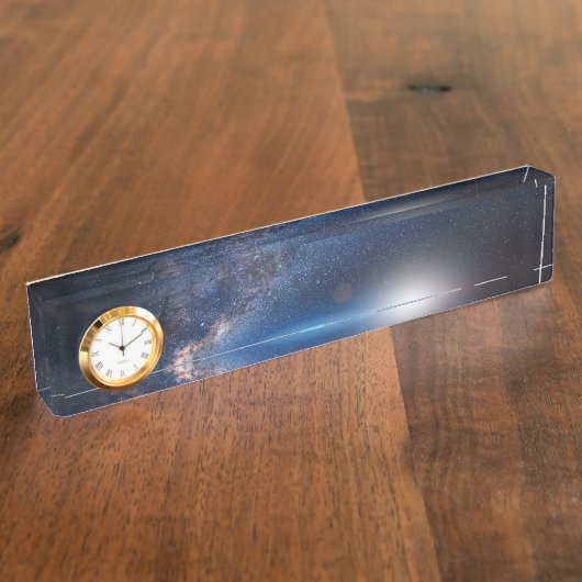 地球および宇宙科学 デスクネームプレート (側面)