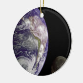 地球および月 セラミックオーナメント (左)