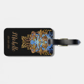 地球および空の曼荼羅 ラゲッジタグ (裏面横)