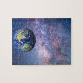 地球および銀河系-写真のパズル ジグソーパズル (横)
