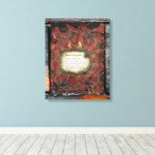 地球からのシンボルや象徴 キャンバスプリント (インサイチュ (ウッドフロア))