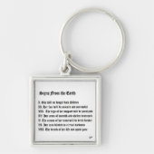 地球からのシンボルや象徴 キーホルダー (正面)