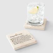 地球からのシンボルや象徴 ストーンコースター (横)