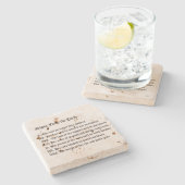 地球からのシンボルや象徴 ストーンコースター (横)