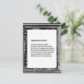 地球からのシンボルや象徴 ポストカード (スタンド正面)