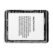 地球からのシンボルや象徴 マグネット (横)