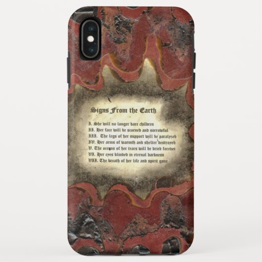 地球からのメッセージ Case-Mate iPhoneケース (裏面)