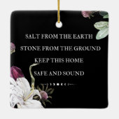 地球からの塩 セラミックオーナメント (裏面)