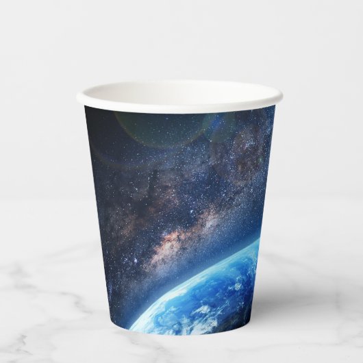 地球からの宇宙 紙コップ (正面)