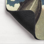 地球からの月(1865年)へのジュール・ヴェルヌ マウスパッド (コーナー)