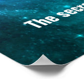 地球から宇宙可能性成功引用文 ポスター (角)