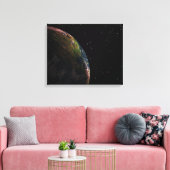 地球から宇宙 キャンバスプリント (インサイチュ (リビング))