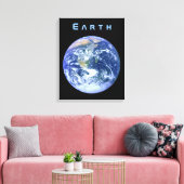 地球から宇宙 キャンバスプリント (インサイチュ (リビング))