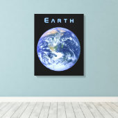 地球から宇宙 キャンバスプリント (インサイチュ (ウッドフロア))