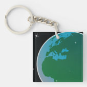 地球から宇宙 キーホルダー (正面)