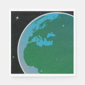 地球から宇宙 スタンダードランチョンナプキン (正面)