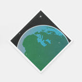 地球から宇宙 スタンダードランチョンナプキン (角)