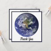 地球から宇宙、ブルーマーブルby NASA カード (正面/裏面インサイチュ)