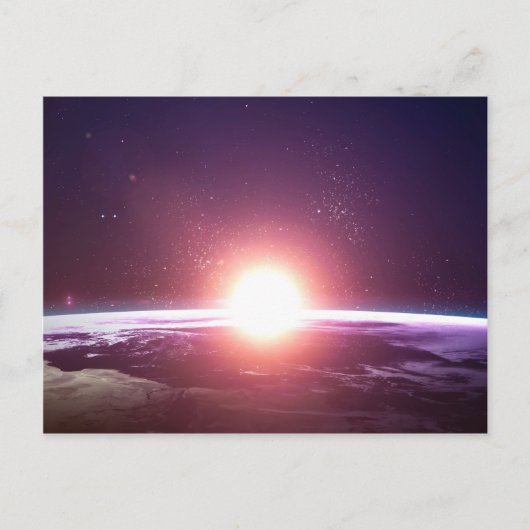 地球から宇宙 ポストカード (正面)