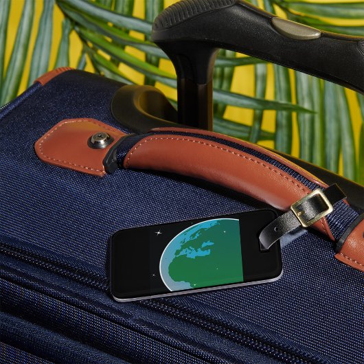 地球から宇宙 ラゲッジタグ