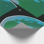 地球から宇宙 ラッピングペーパー