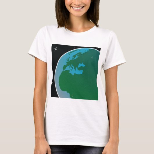 地球から宇宙 Tシャツ (正面)