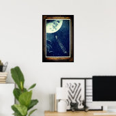 地球から月へのジュール・ヴェルヌのポスター ポスター (ホームオフィス)