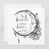 地球から芸術が失われるとただのEH  インスピレーション名言 (正面/裏面)