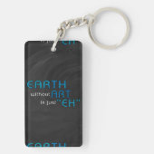 地球から芸術が消えた キーホルダー (裏面)