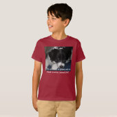 「地球がのまわりに私を回転」 Tシャツ (正面フル)