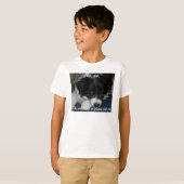 「地球がのまわりに私を回転」 Tシャツ (正面フル)