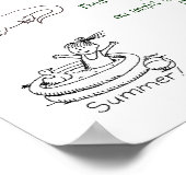 地球が保回る ポスター (角)