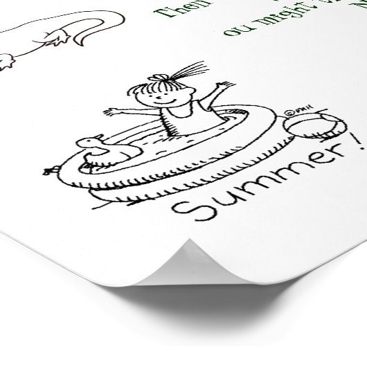 地球が保回る ポスター (角)