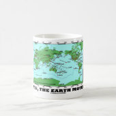 地球が動かすYes (プレート造構論の地震) コーヒーマグカップ (中央)