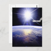 地球が宇宙局から見る ポストカード (正面/裏面)