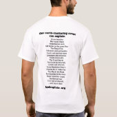 地球が爆発した日 HPT Tシャツ (裏面)
