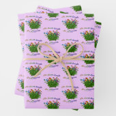 地球が花を感動的引用文 ラッピングペーパーシート (インサイチュ)