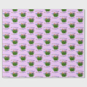 地球が花を感動的引用文 ラッピングペーパー (フラット)