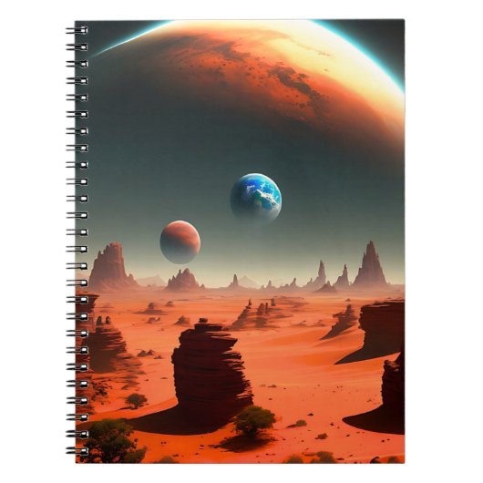 地球これが火星呼び出し，ノート ノートブック (正面)
