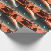 地球これが火星呼び出し、包装紙 ラッピングペーパー (角)