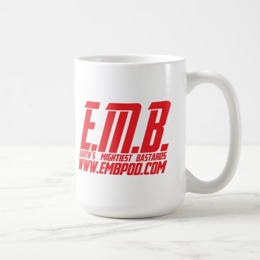 地球で最も強大な粗悪品/マグ コーヒーマグカップ (右)