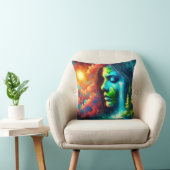 地球としての女性：自然と生命の体現 クッション (椅子)