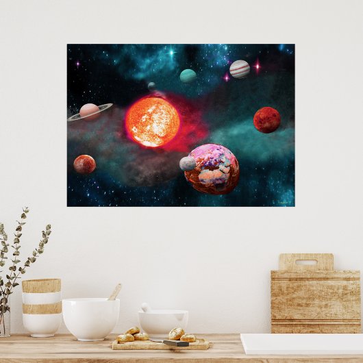 地球とその隣人 ポスター (キッチン)