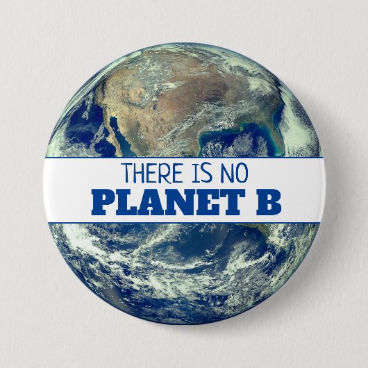 地球との"惑星Bがない" 缶バッジ (正面)